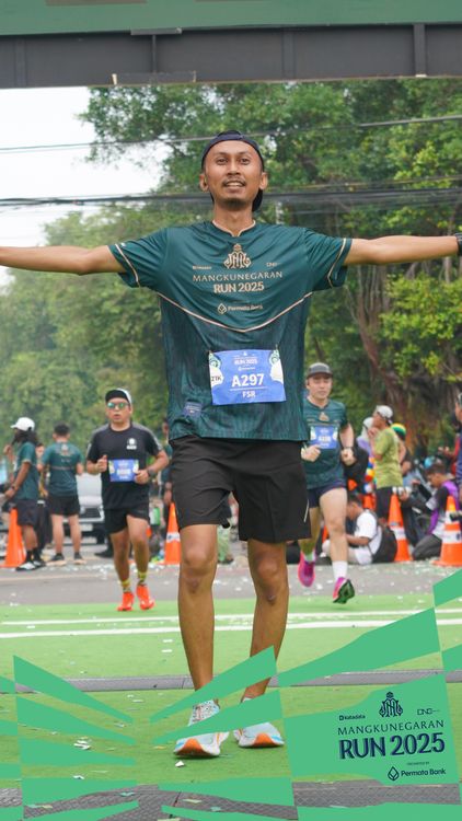 Race photo from Mangkunegaran Run 2025
