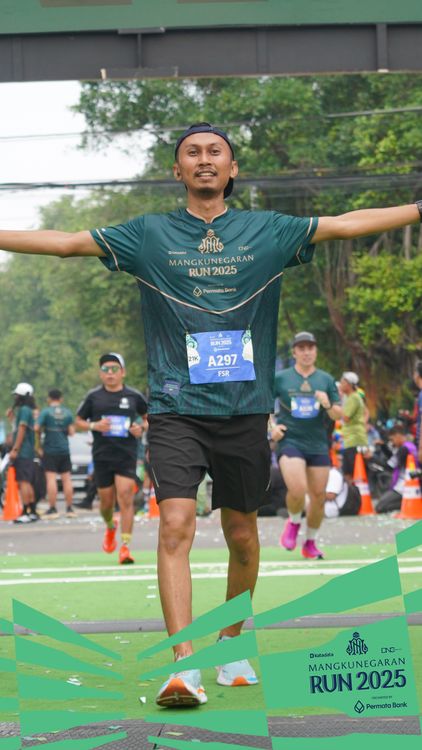 Race photo from Mangkunegaran Run 2025