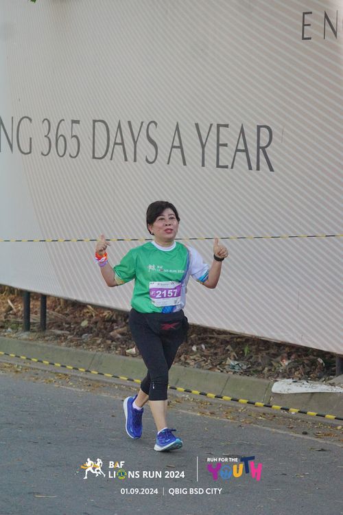 Race photo from BAF LIONS RUN 2024