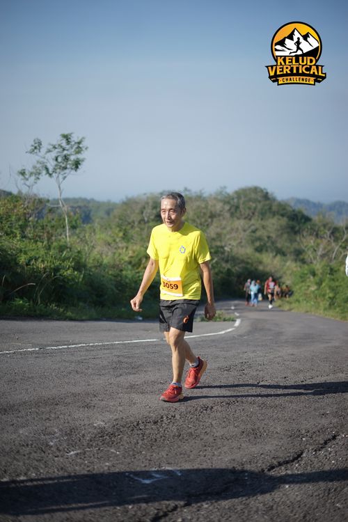 Race photo from Kelud Vertical Challenge 2024