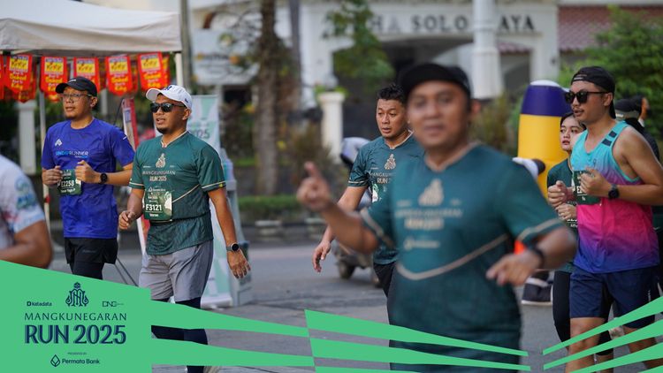 Race photo from Mangkunegaran Run 2025