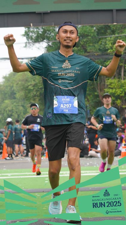 Race photo from Mangkunegaran Run 2025