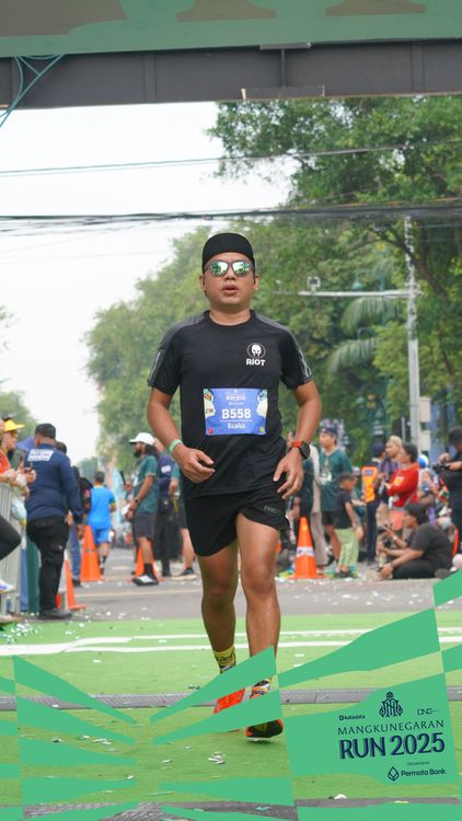 Race photo from Mangkunegaran Run 2025