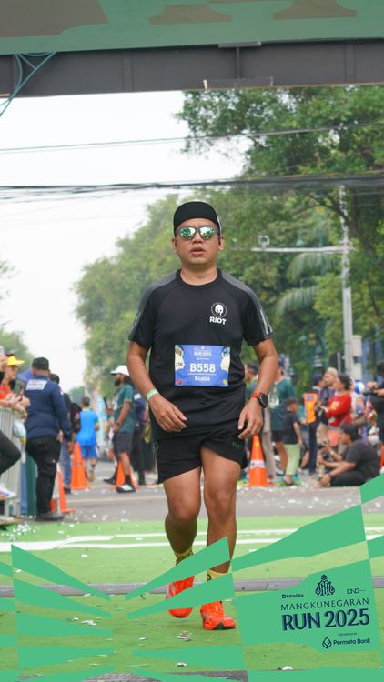 Race photo from Mangkunegaran Run 2025