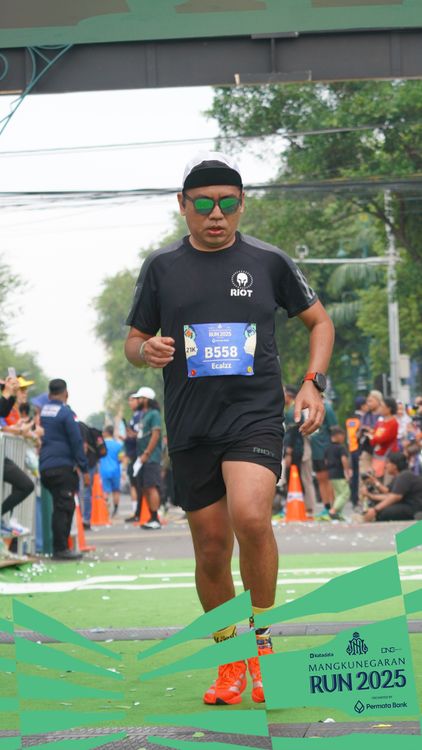 Race photo from Mangkunegaran Run 2025