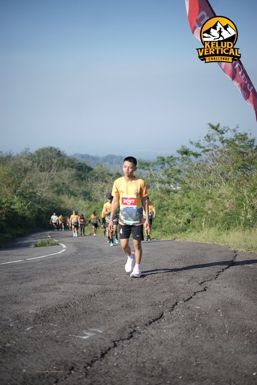 Race photo from Kelud Vertical Challenge 2024