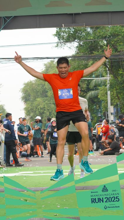 Race photo from Mangkunegaran Run 2025