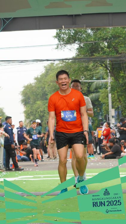 Race photo from Mangkunegaran Run 2025