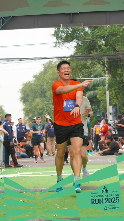Race photo from Mangkunegaran Run 2025