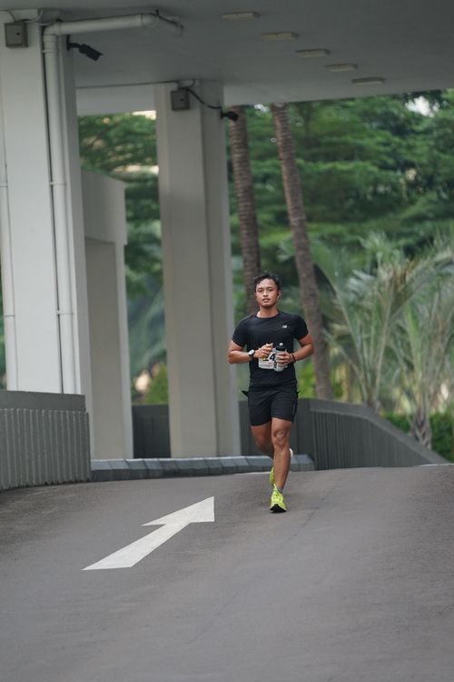 Race photo from Assurance Fun Run 2024