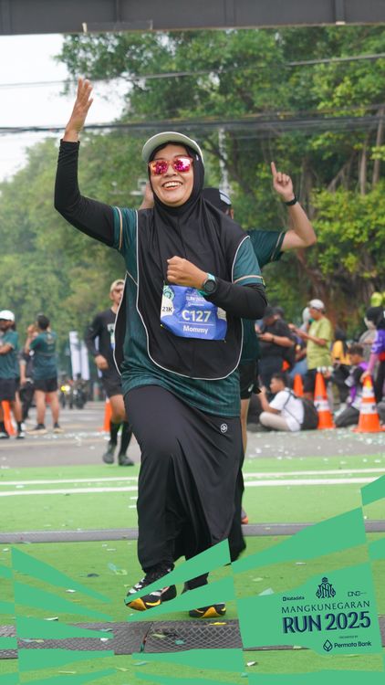 Race photo from Mangkunegaran Run 2025