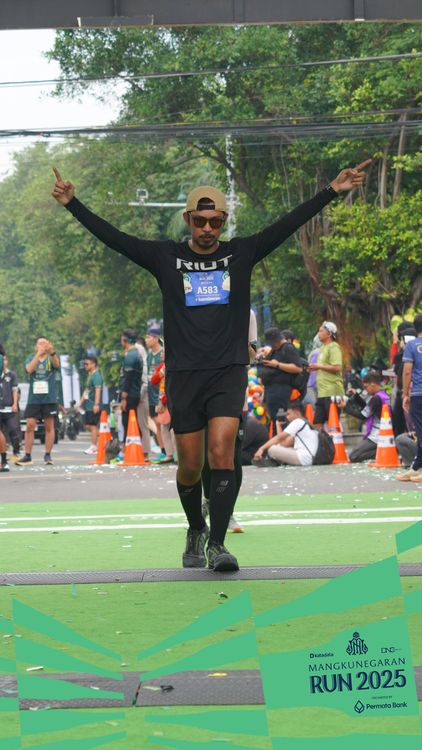 Race photo from Mangkunegaran Run 2025