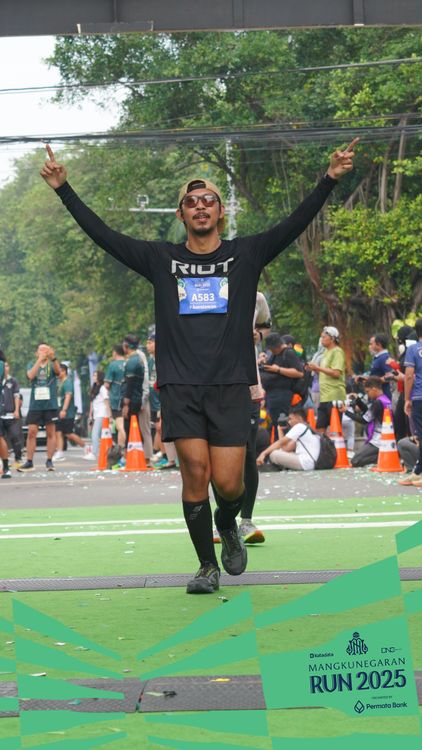 Race photo from Mangkunegaran Run 2025
