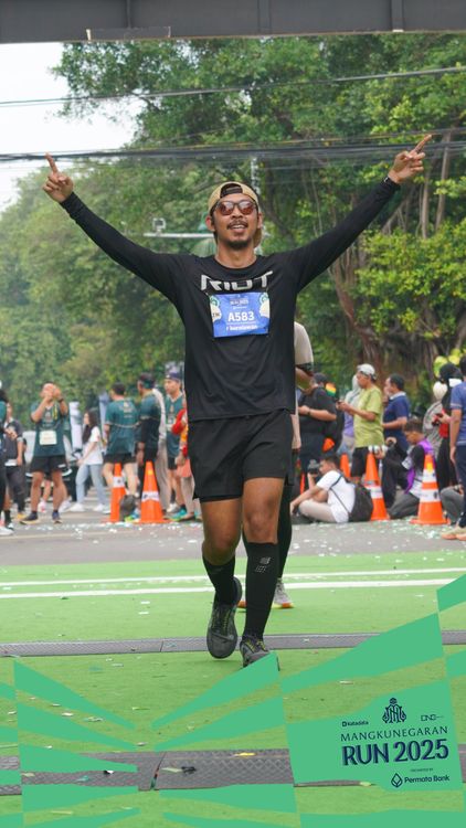 Race photo from Mangkunegaran Run 2025