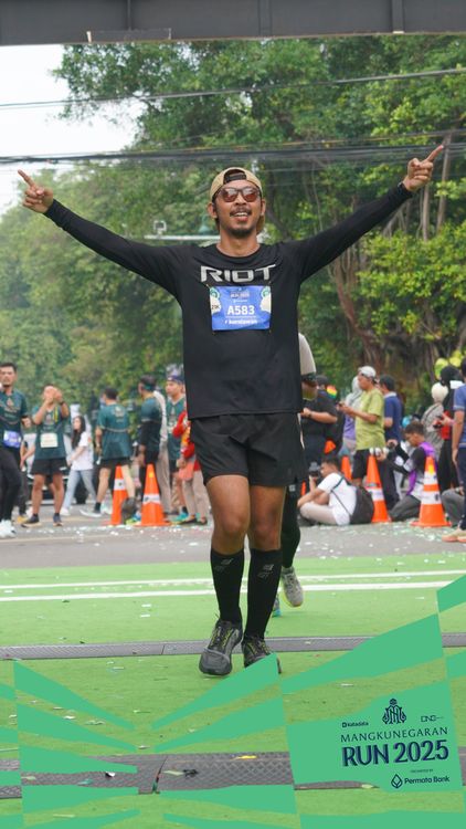 Race photo from Mangkunegaran Run 2025