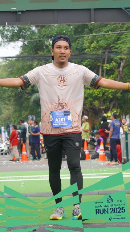 Race photo from Mangkunegaran Run 2025