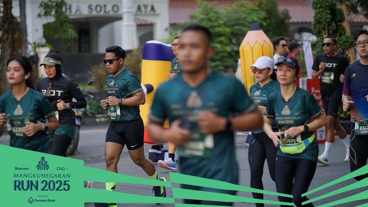 Race photo from Mangkunegaran Run 2025