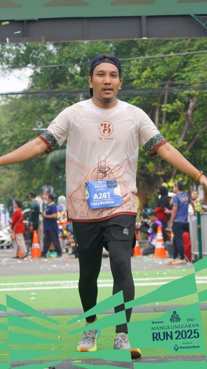 Race photo from Mangkunegaran Run 2025