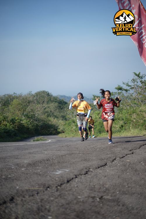 Race photo from Kelud Vertical Challenge 2024