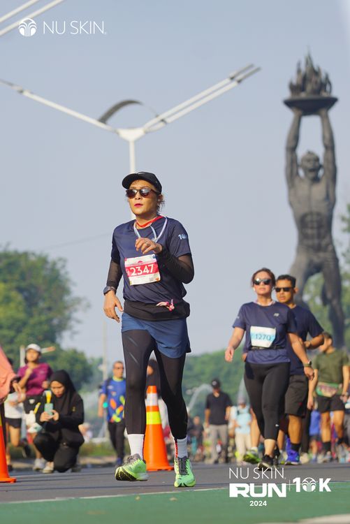 Race photo from Nu Skin Run 10K