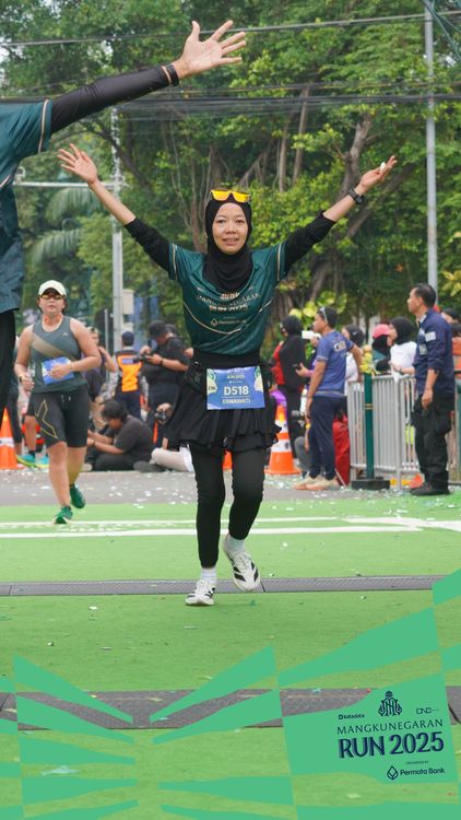Race photo from Mangkunegaran Run 2025