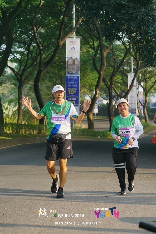 Race photo from BAF LIONS RUN 2024
