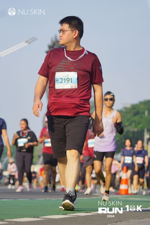 Race photo from Nu Skin Run 10K