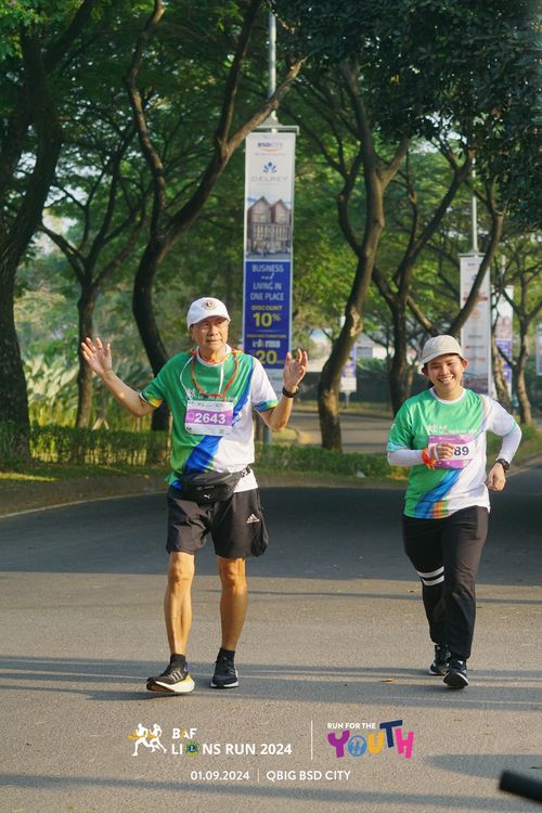 Race photo from BAF LIONS RUN 2024