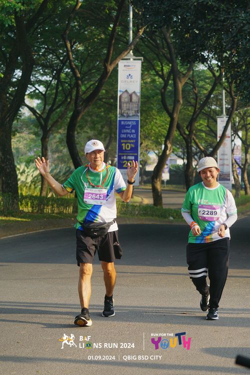 Race photo from BAF LIONS RUN 2024