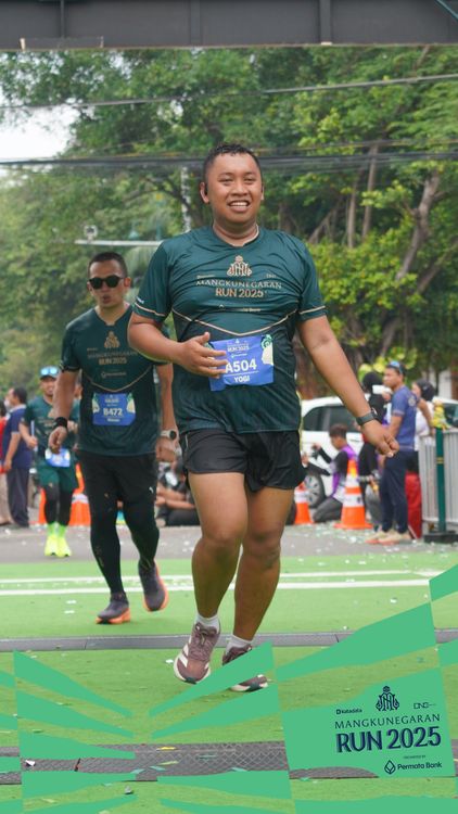 Race photo from Mangkunegaran Run 2025