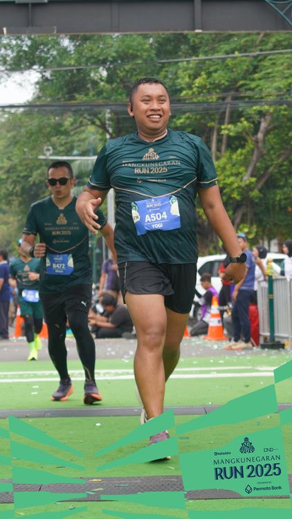 Race photo from Mangkunegaran Run 2025