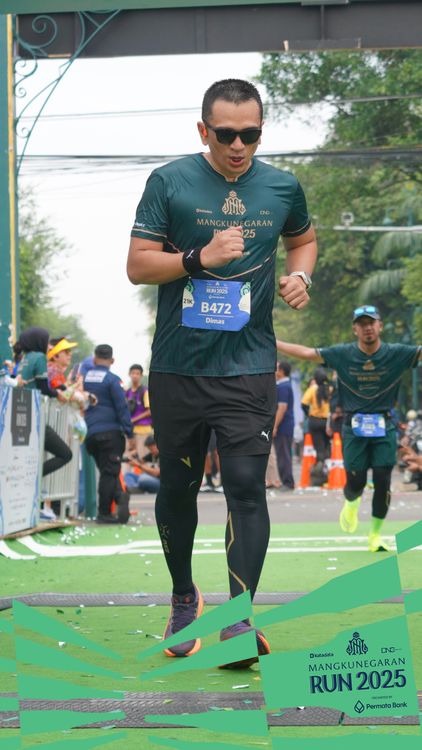 Race photo from Mangkunegaran Run 2025
