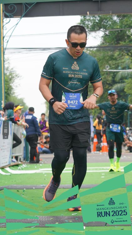 Race photo from Mangkunegaran Run 2025