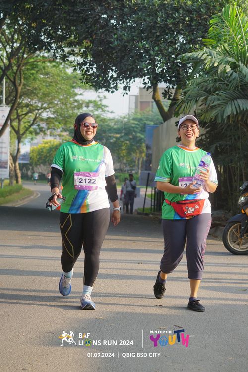 Race photo from BAF LIONS RUN 2024
