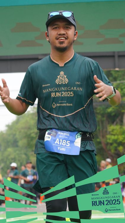Race photo from Mangkunegaran Run 2025
