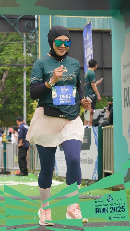 Race photo from Mangkunegaran Run 2025
