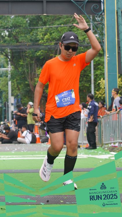 Race photo from Mangkunegaran Run 2025