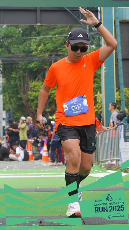 Race photo from Mangkunegaran Run 2025