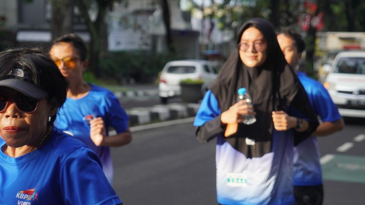 Race photo from KBP City Run 2024 Vibes
