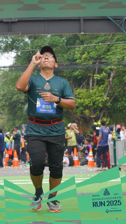 Race photo from Mangkunegaran Run 2025