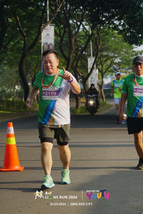 Race photo from BAF LIONS RUN 2024