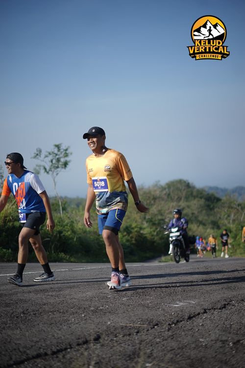 Race photo from Kelud Vertical Challenge 2024