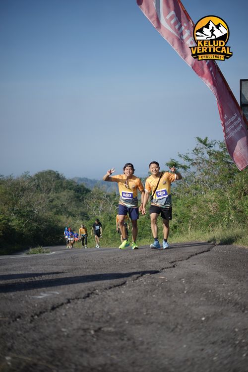 Race photo from Kelud Vertical Challenge 2024