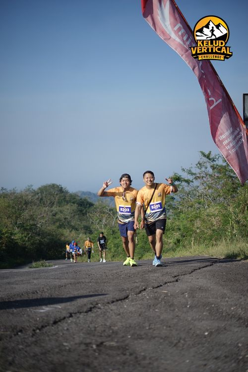 Race photo from Kelud Vertical Challenge 2024
