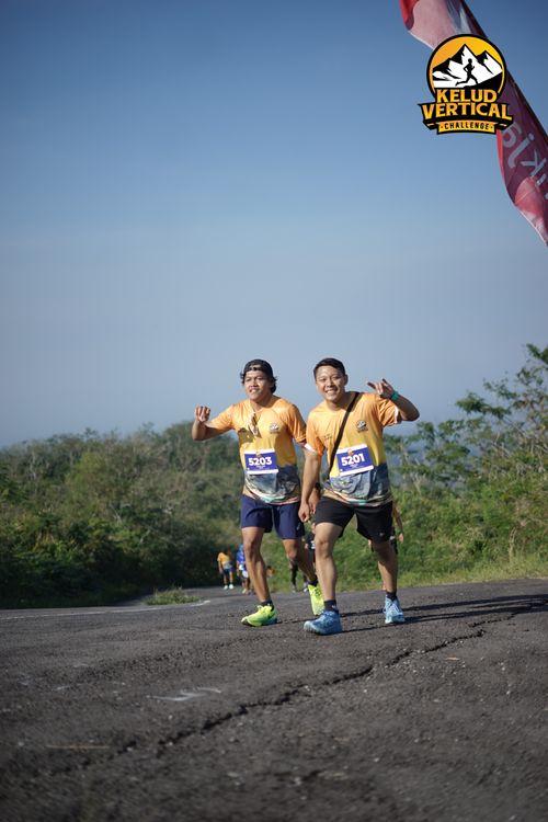 Race photo from Kelud Vertical Challenge 2024