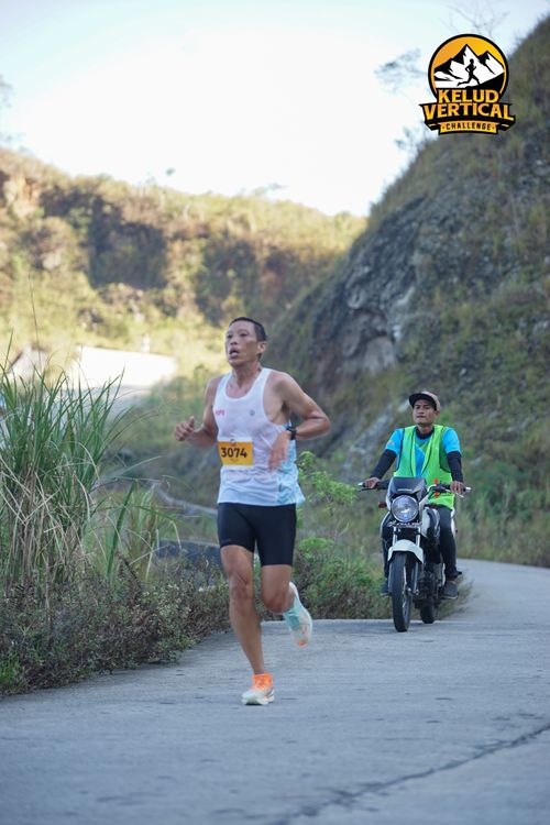 Race photo from Kelud Vertical Challenge 2024