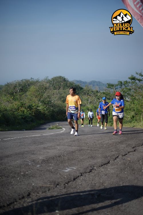 Race photo from Kelud Vertical Challenge 2024