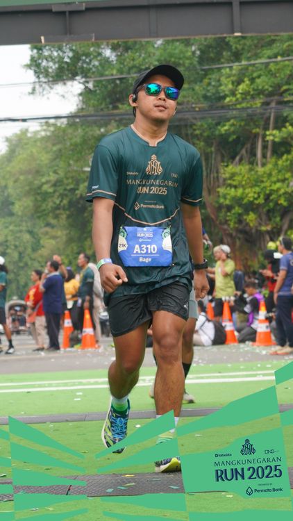 Race photo from Mangkunegaran Run 2025