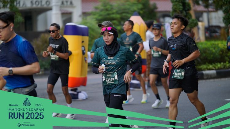 Race photo from Mangkunegaran Run 2025