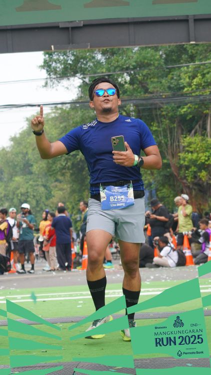 Race photo from Mangkunegaran Run 2025
